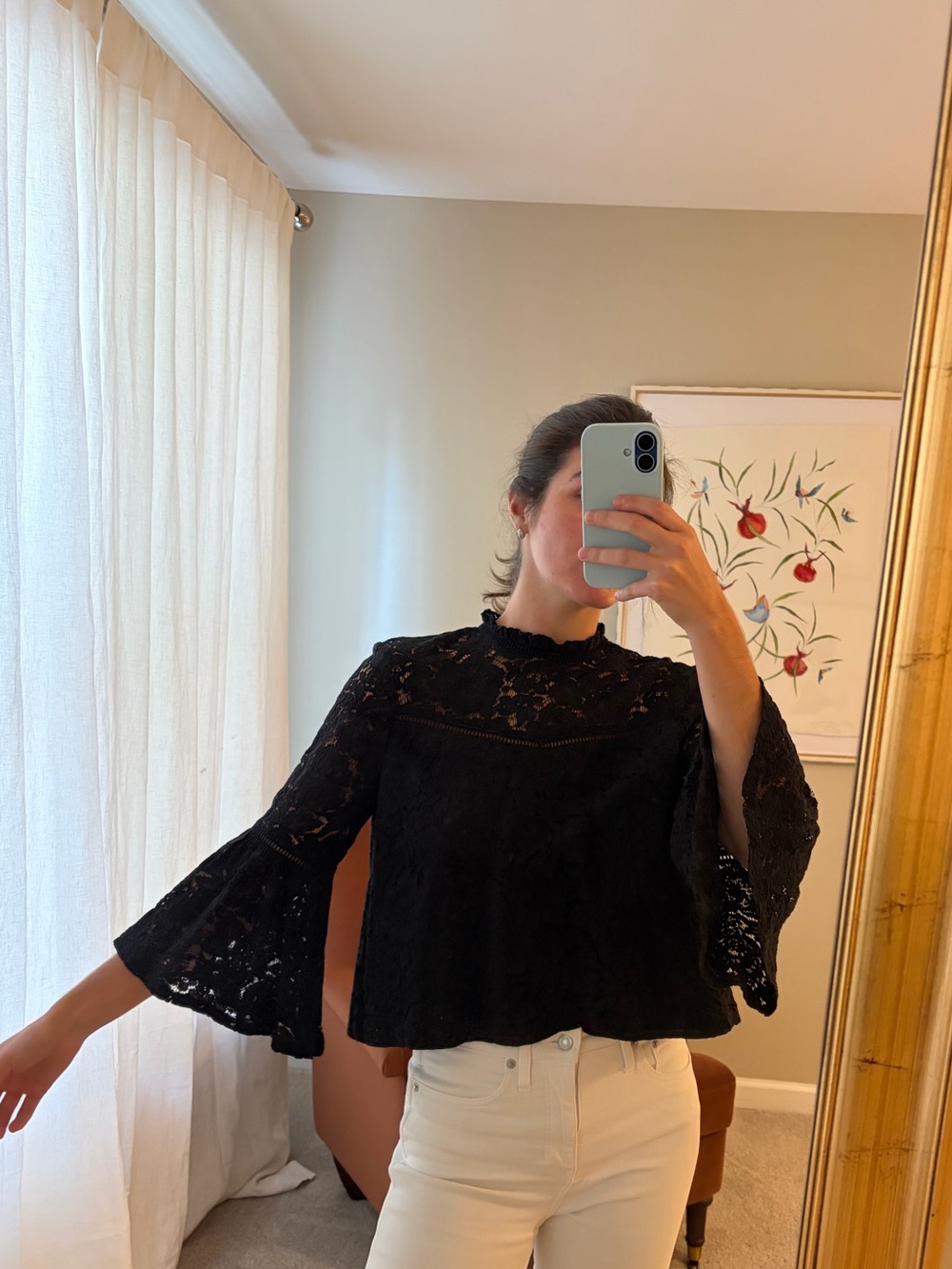 Black Lace Top
